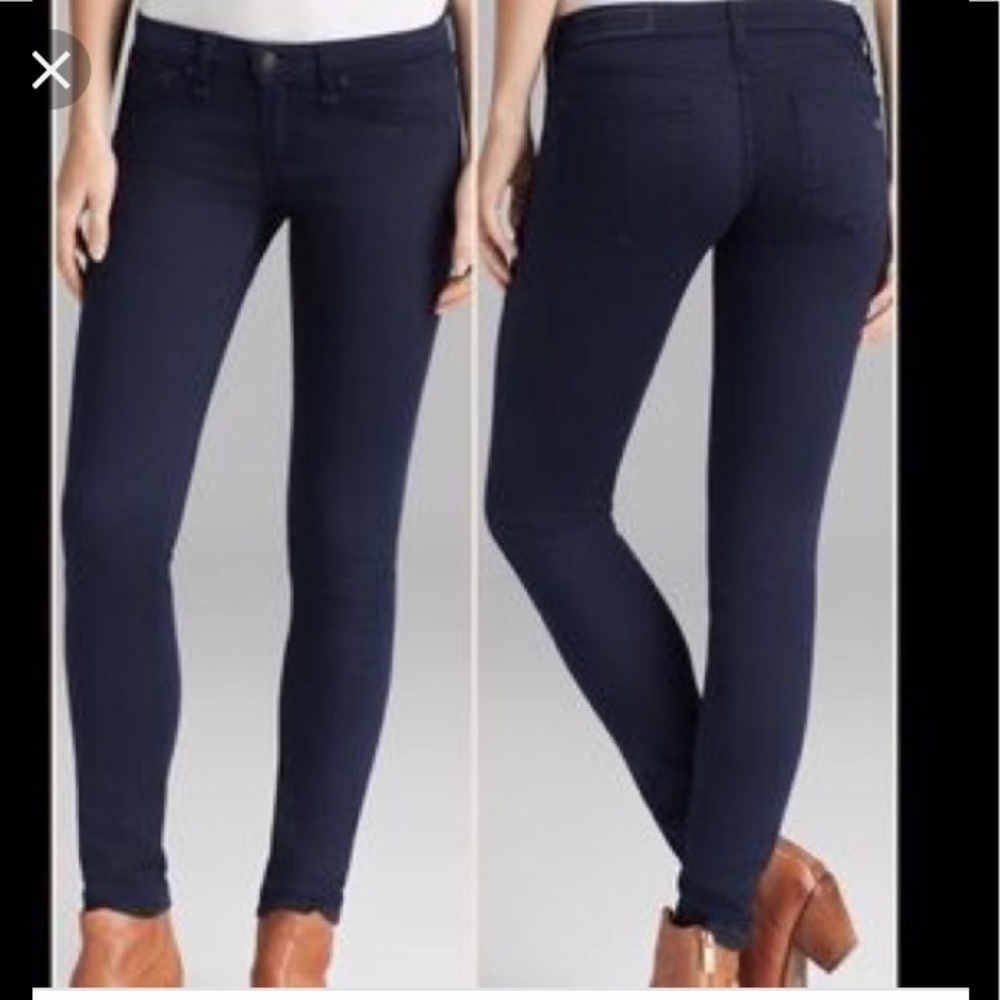 Anthropologie AG Stevie Slim Ankle Jean Navy 27R